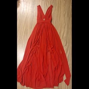 Floor length Free People dress
